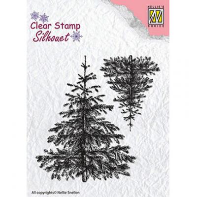 Nellie's Choice Clear Stamps - Christmas Fir-Trees